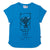 Flowers For You Tee- Bright Blue