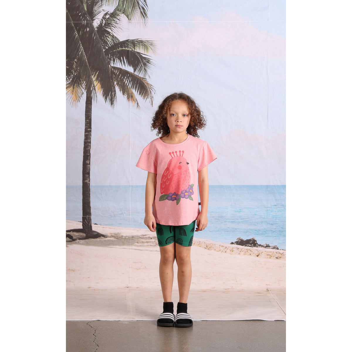 Happy Bird Tee- Rose Marle