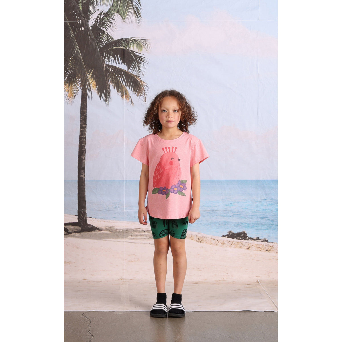 Happy Bird Tee- Rose Marle