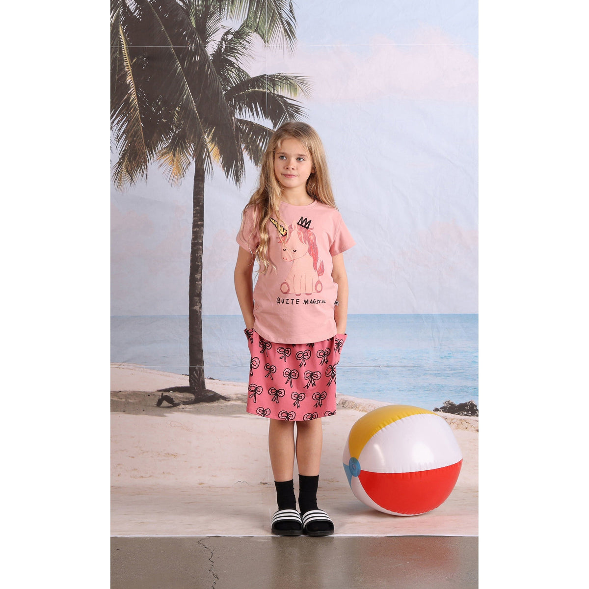 Quite Magical Tee- Peach
