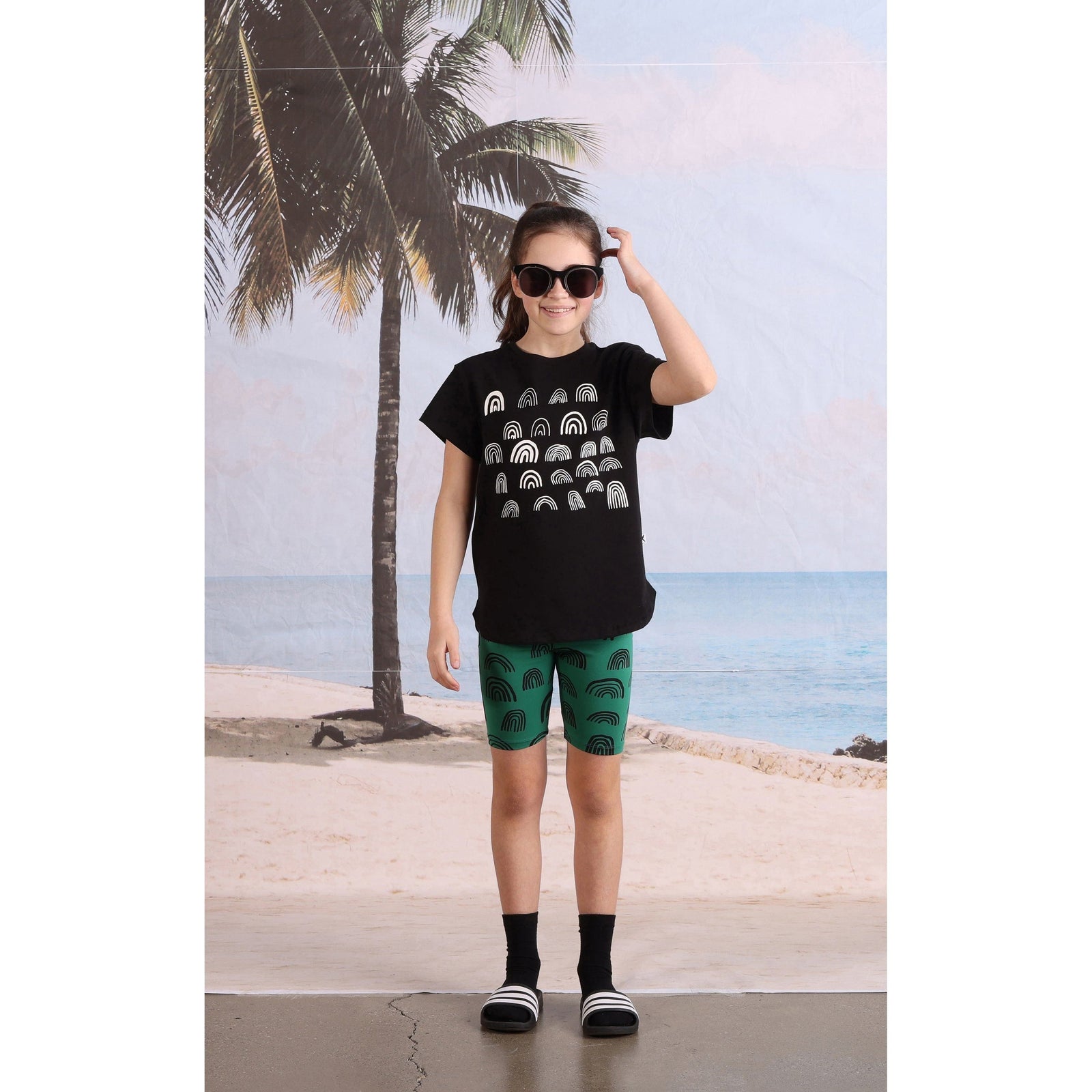 Rainbows Short- Kelly Green