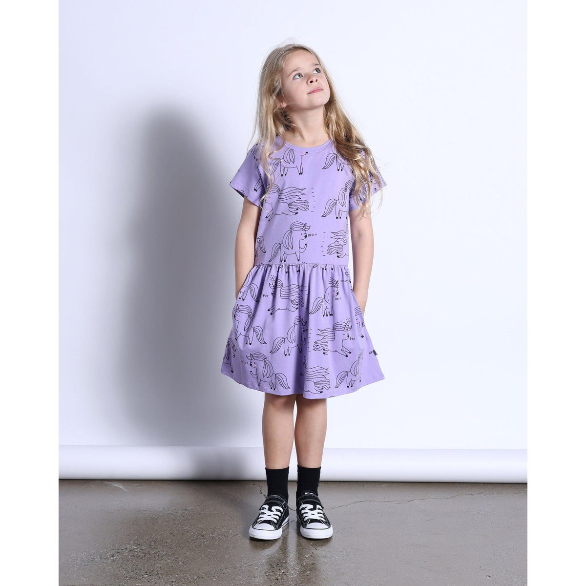 Unicorn Party Dress- Purple