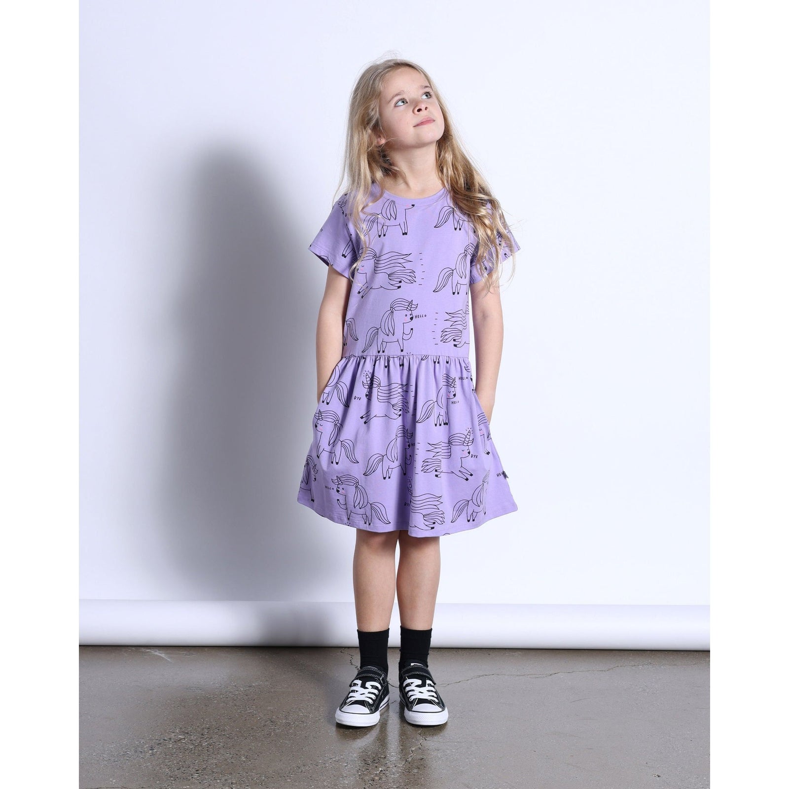 Unicorn Party Dress- Purple