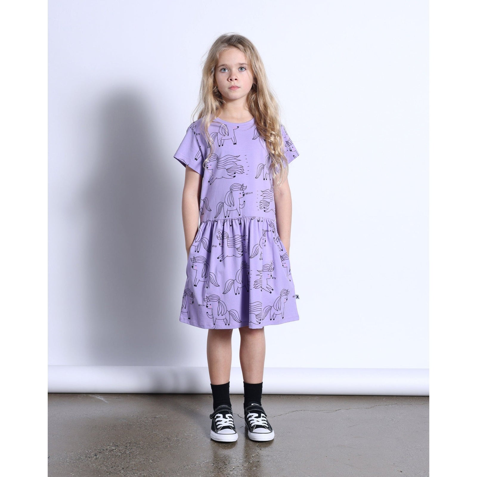 Unicorn Party Dress- Purple