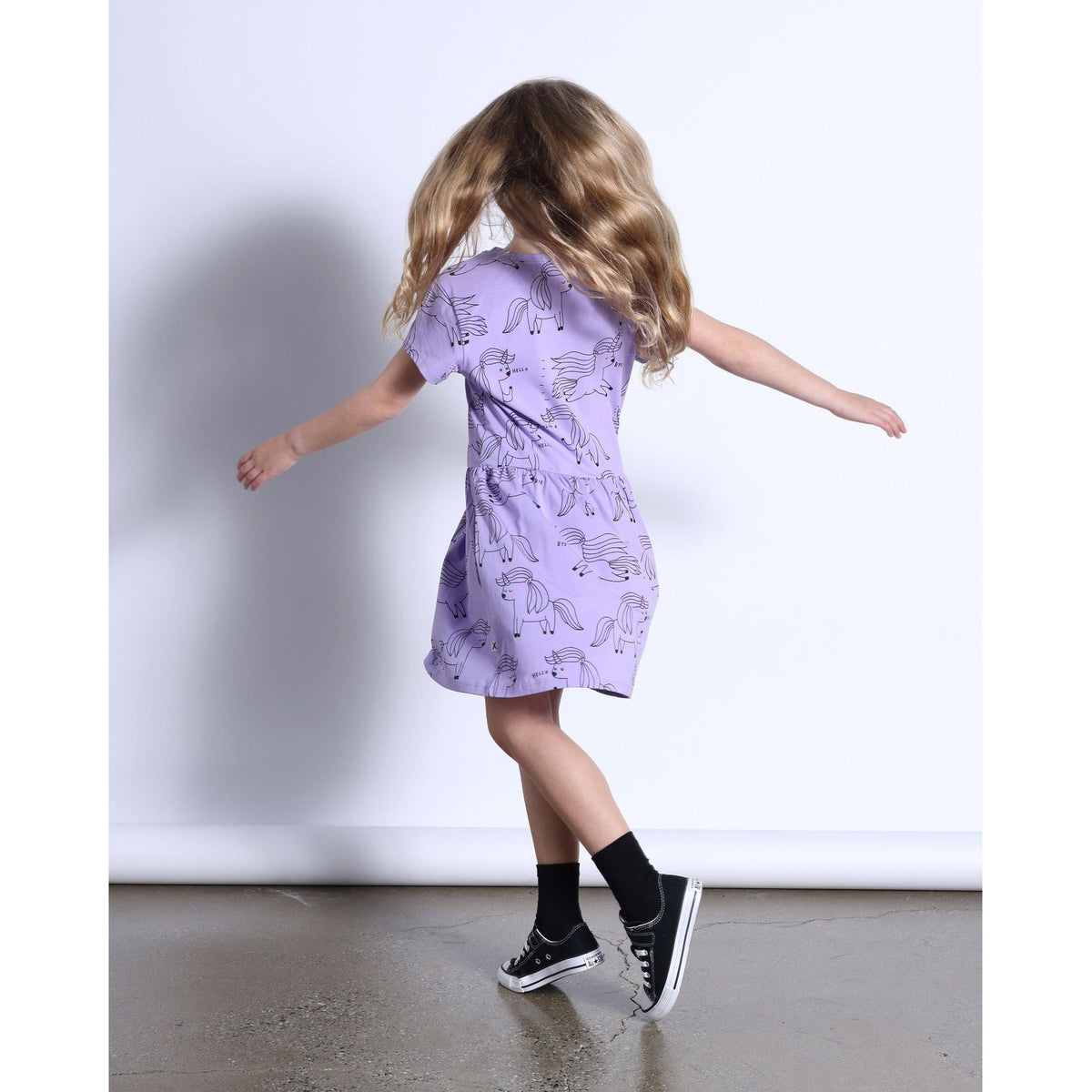 Unicorn Party Dress- Purple
