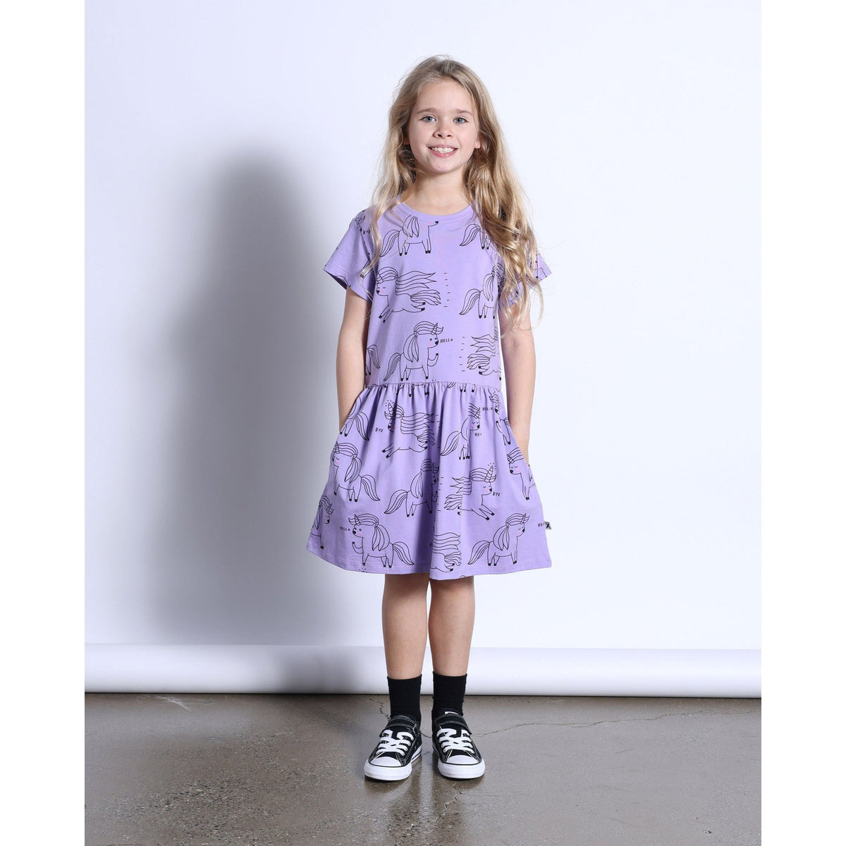 Unicorn Party Dress- Purple