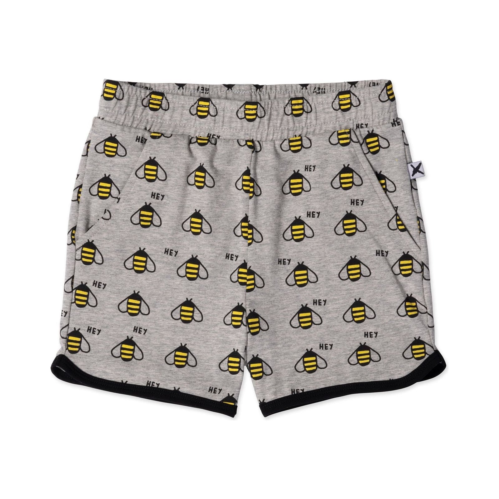 Lots Of Bees Short- Grey Marle