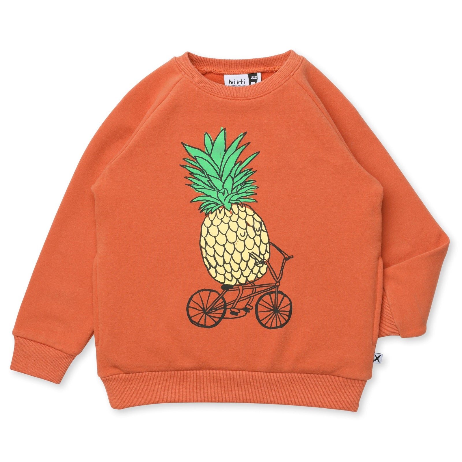 Biking Pineapple Furry Crew