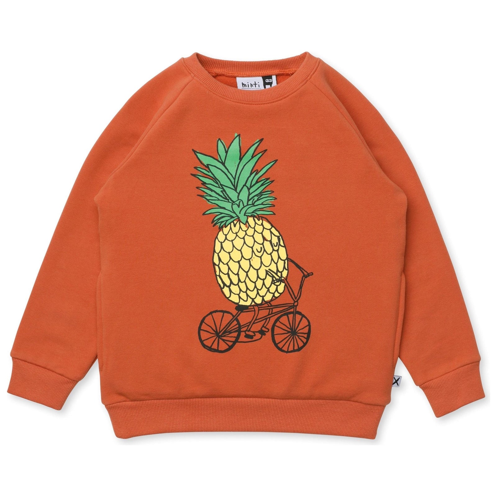 Biking Pineapple Furry Crew