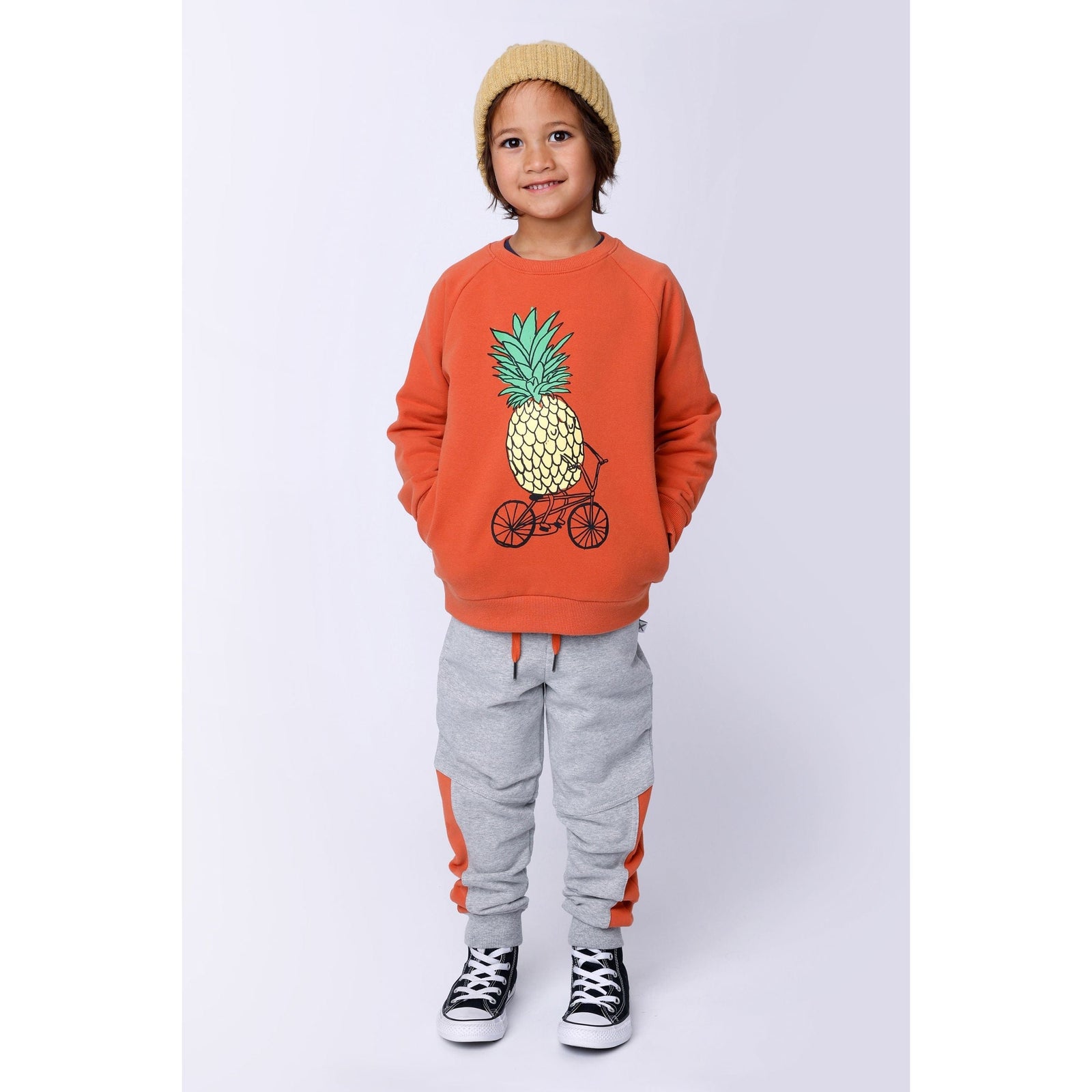 Biking Pineapple Furry Crew