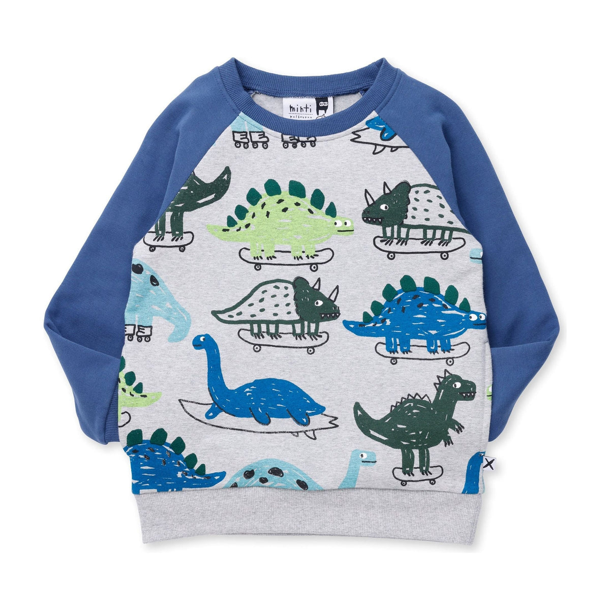 Dino Rollers Furry Crew - Grey Marle