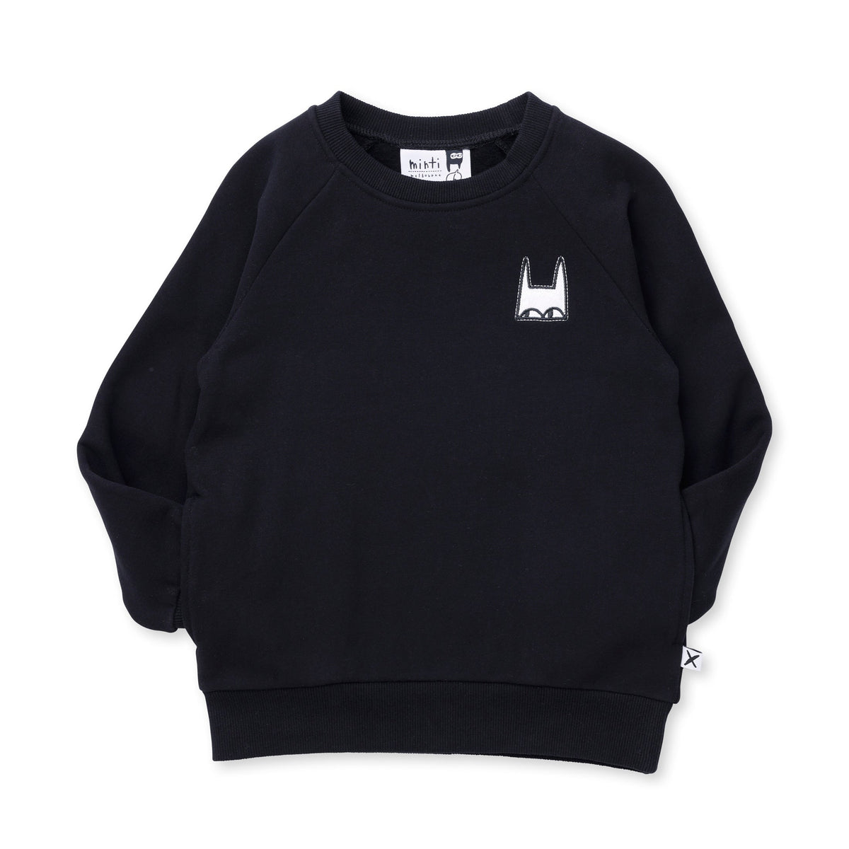 Mask Badge Crew - Black