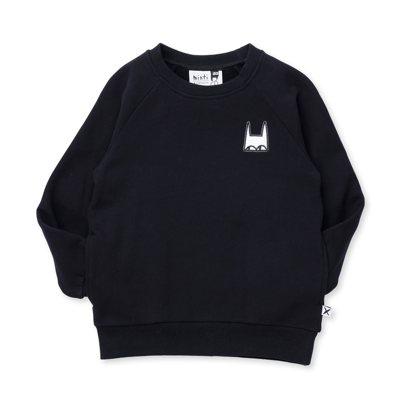 Mask Badge Crew - Black