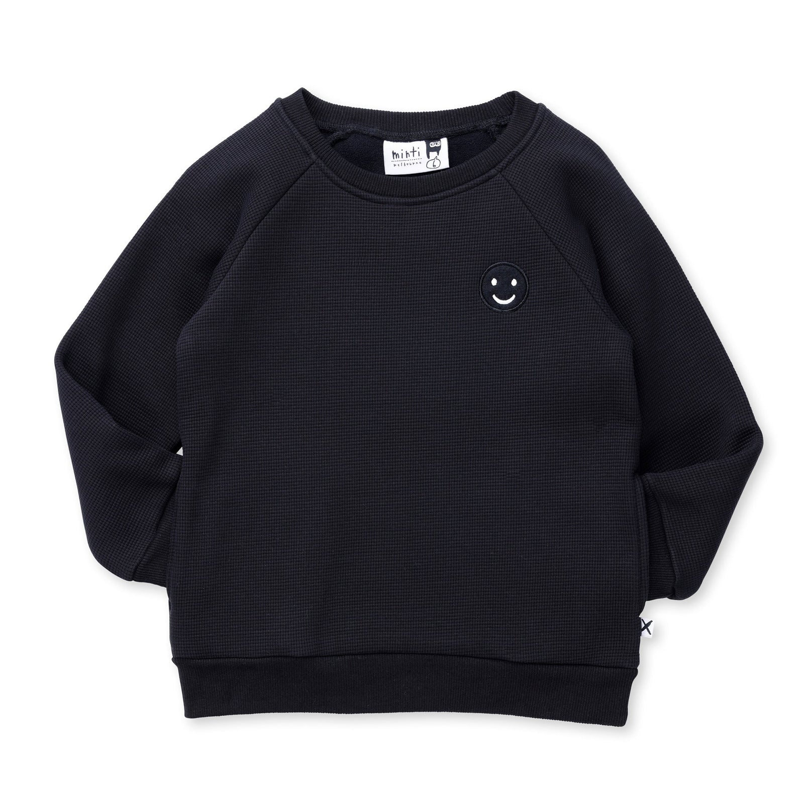 Furry Waffle Crew - Black