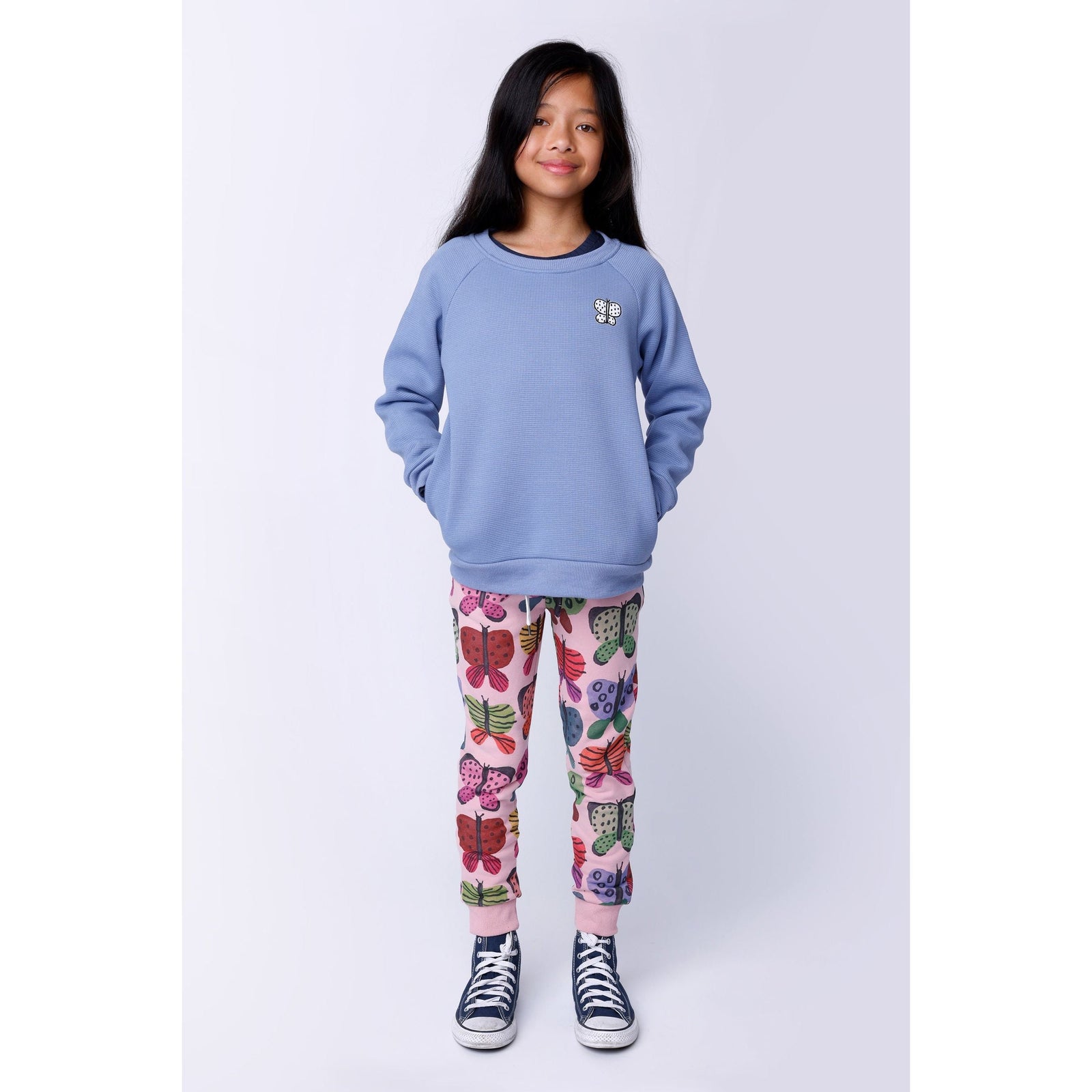 Furry Butterflies Waffle Crew