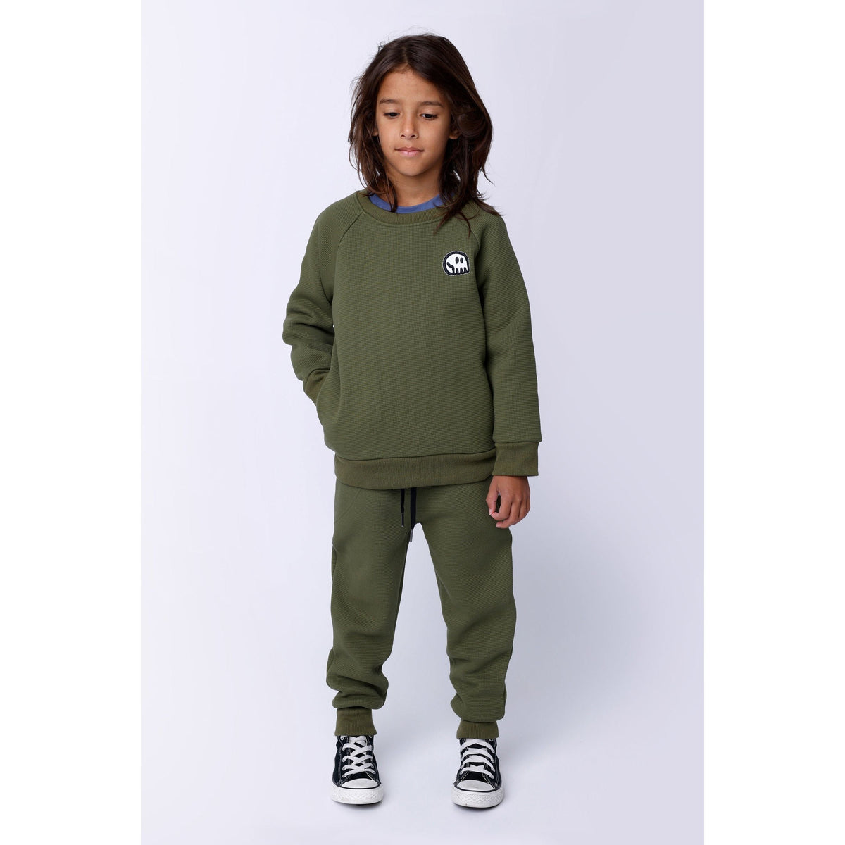 Furry Waffle Crew - Khaki
