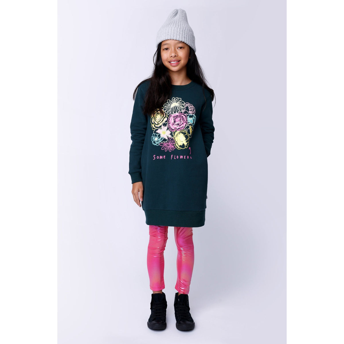 Some Flowers Furry Dress