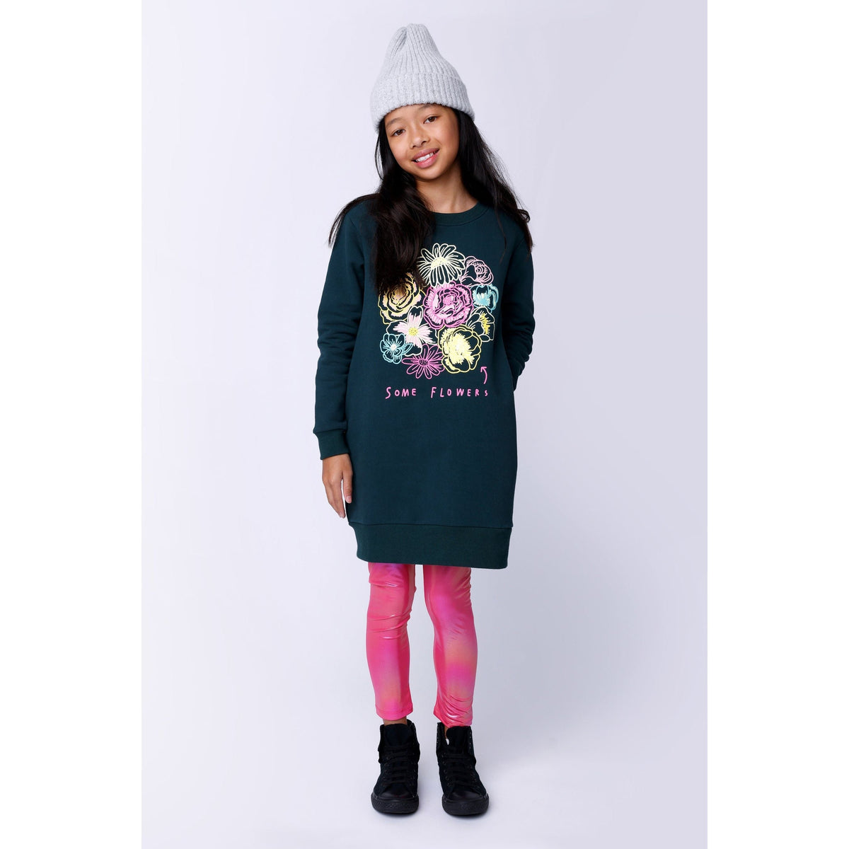 Some Flowers Furry Dress