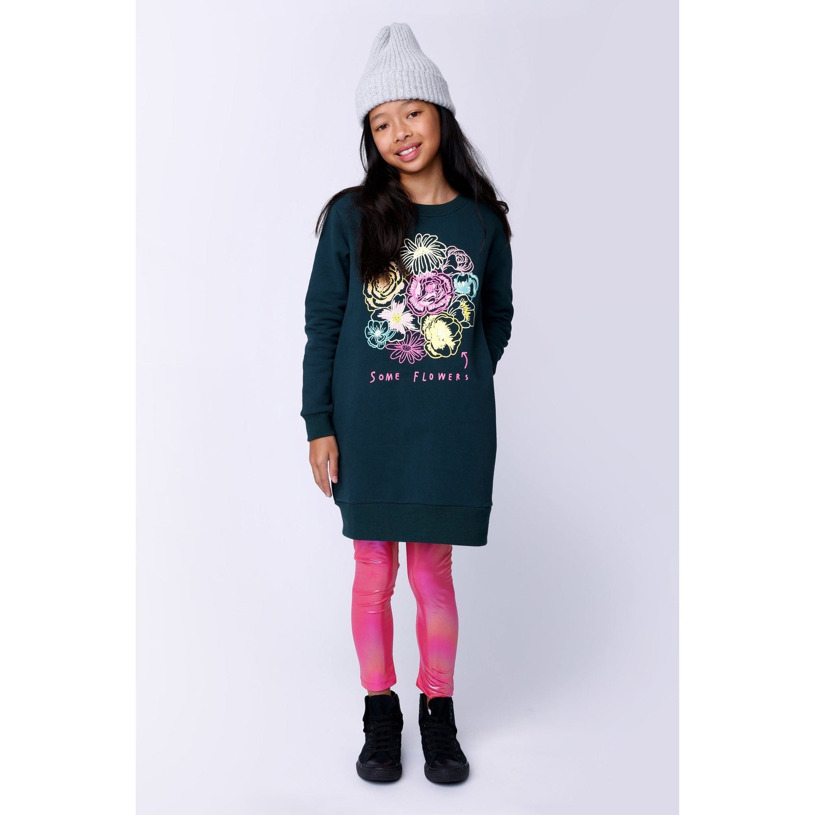 Some Flowers Furry Dress