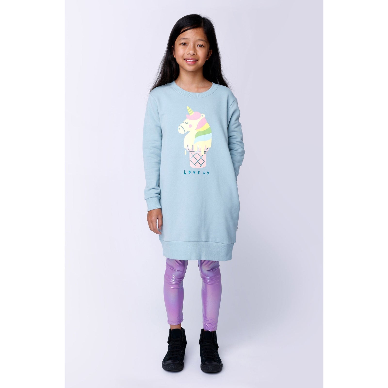 Shimmer Tights - Purple