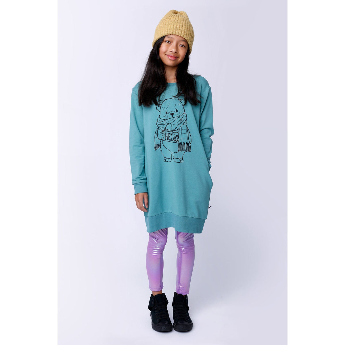 Shimmer Tights - Purple