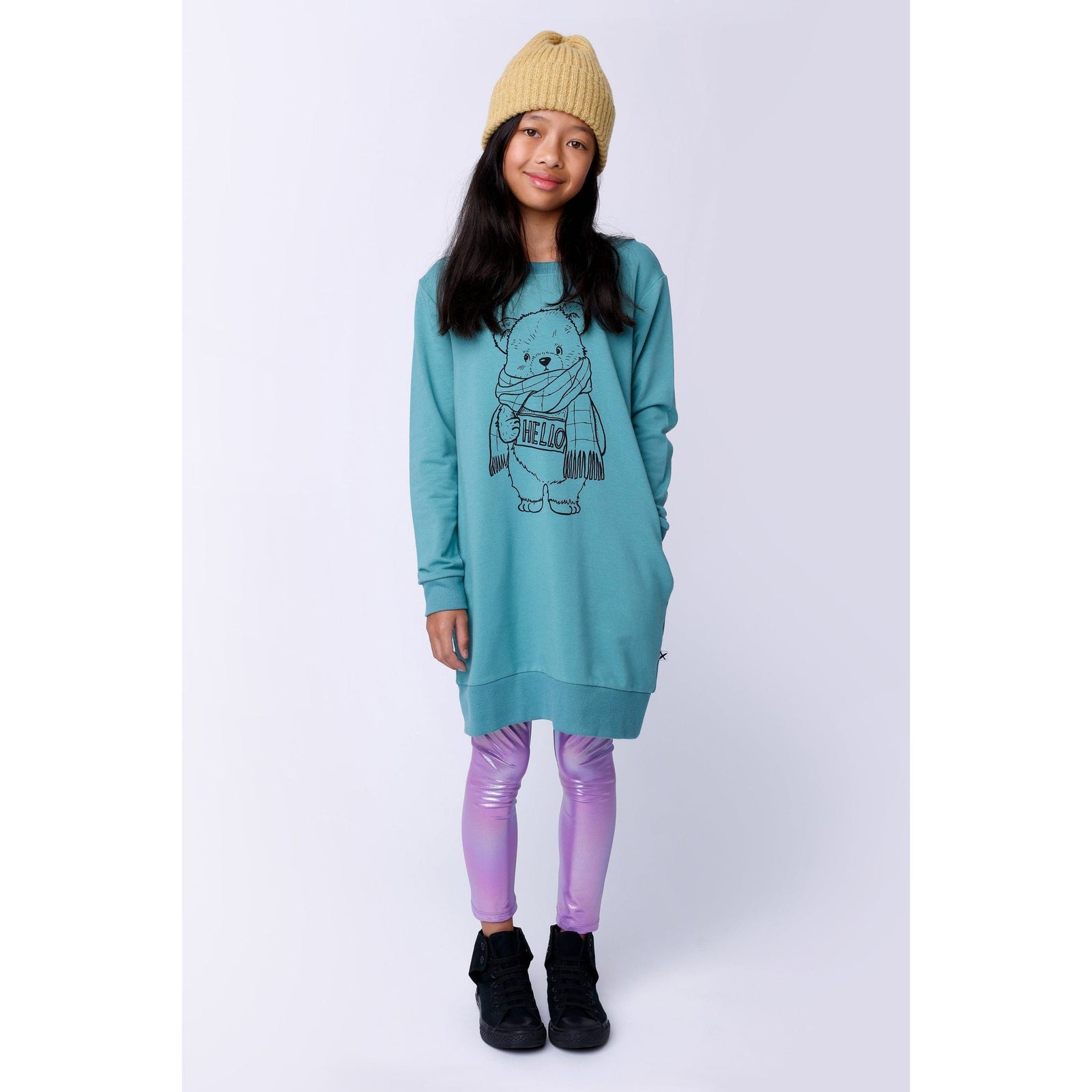 Shimmer Tights - Purple