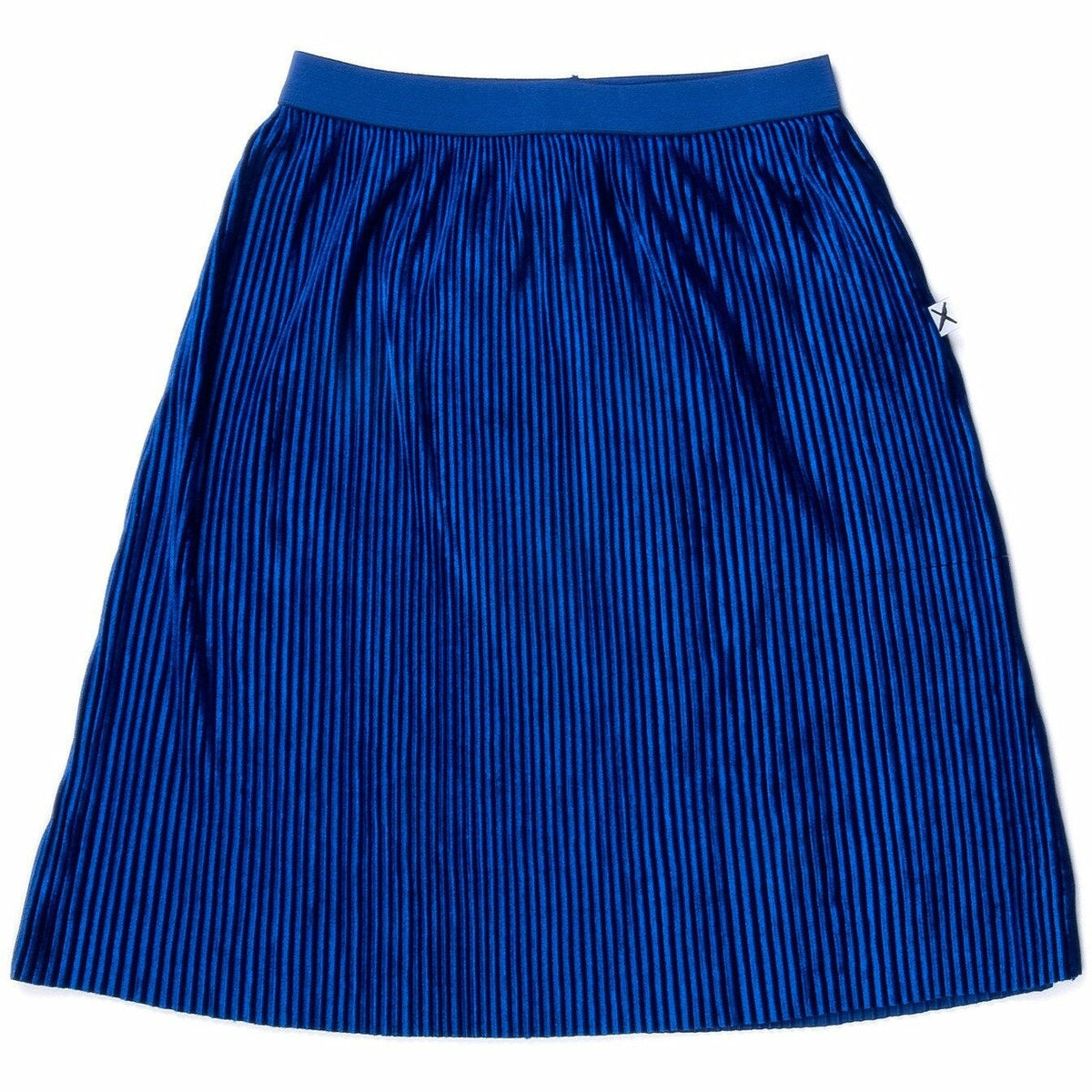 Wintery Cord Skirt - Cobalt