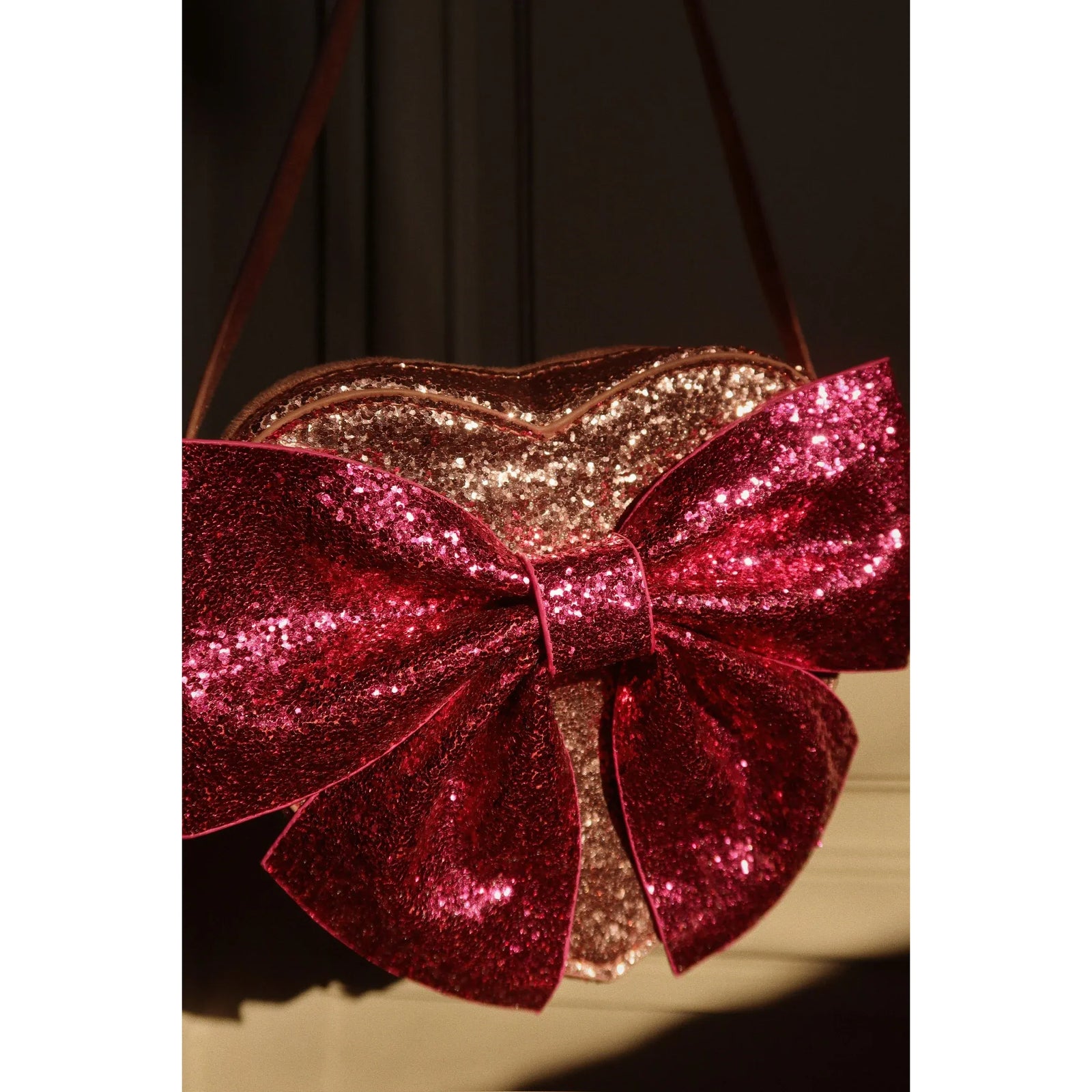 Tut Bow Shoulder Bag - Sangria