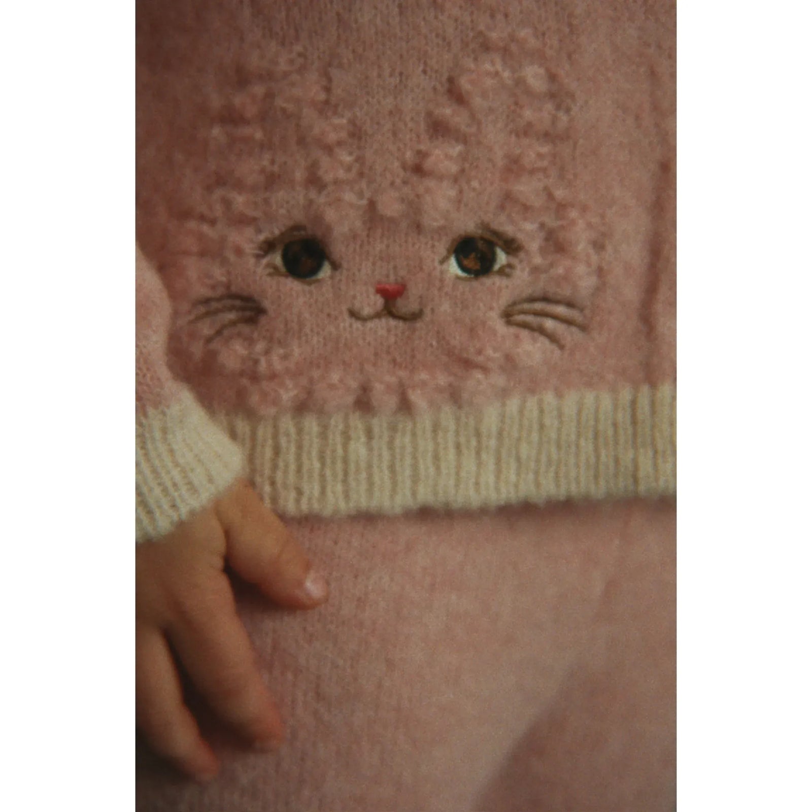 Kitty Cardigan - Silver Pink