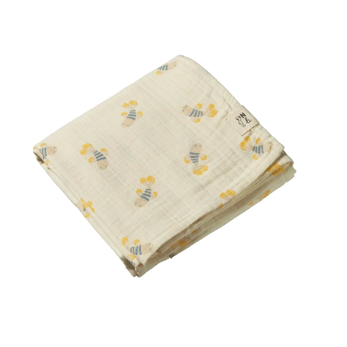 Muslin Wrap - Fish Fable Print
