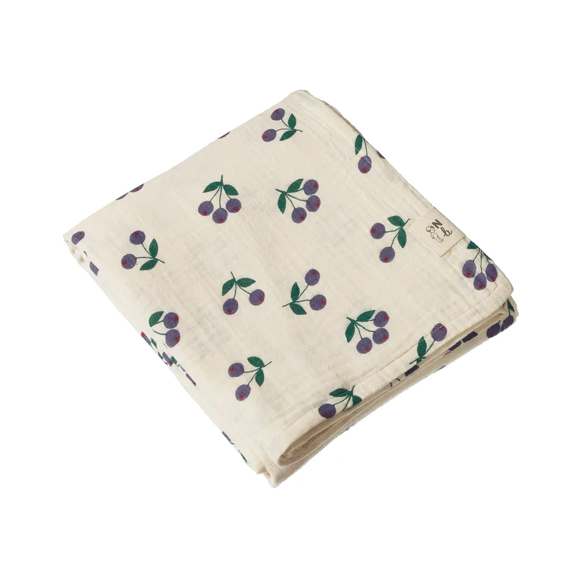 Muslin Wrap - Winter Berry Natural Print