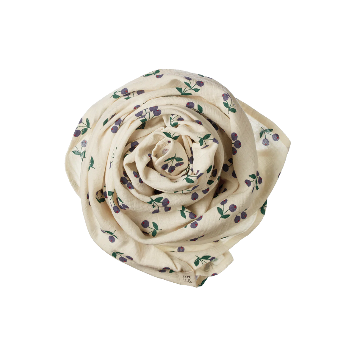 Muslin Wrap - Winter Berry Natural Print