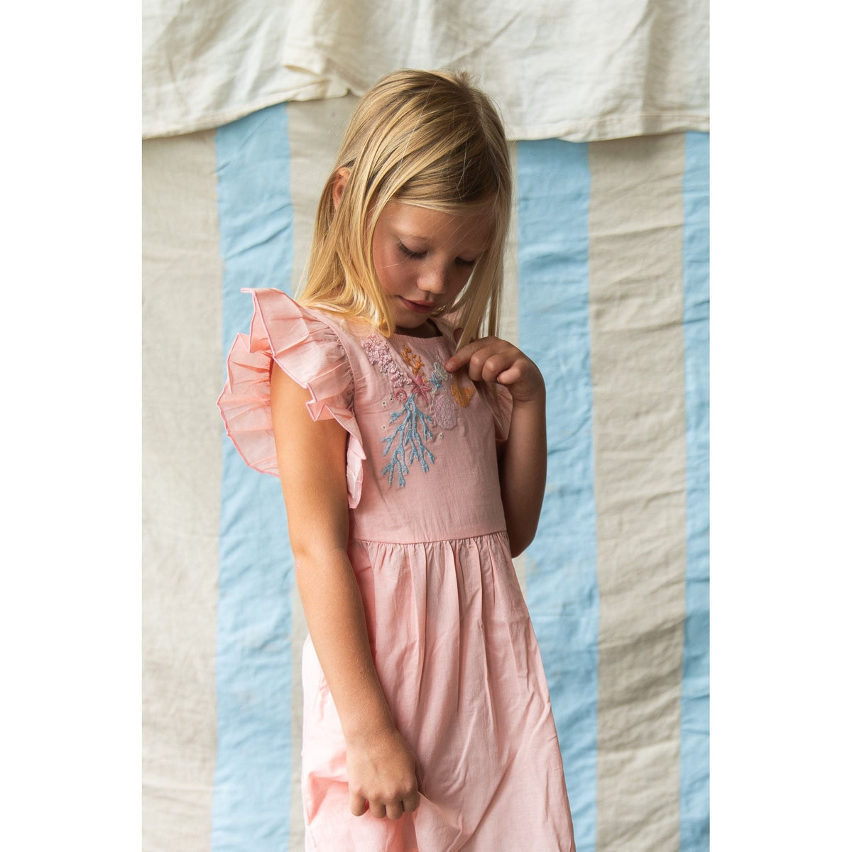 Madelyn Dress-Pink Coral