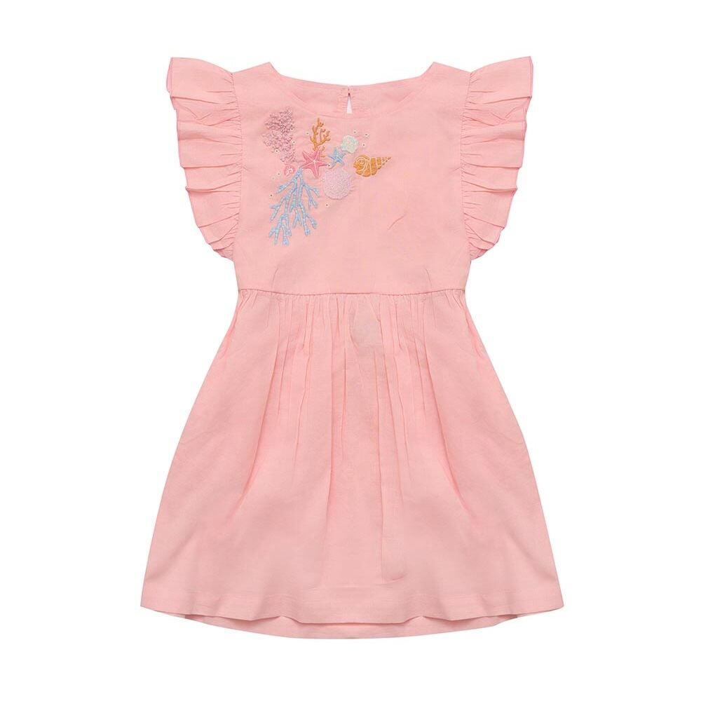 Madelyn Dress-Pink Coral