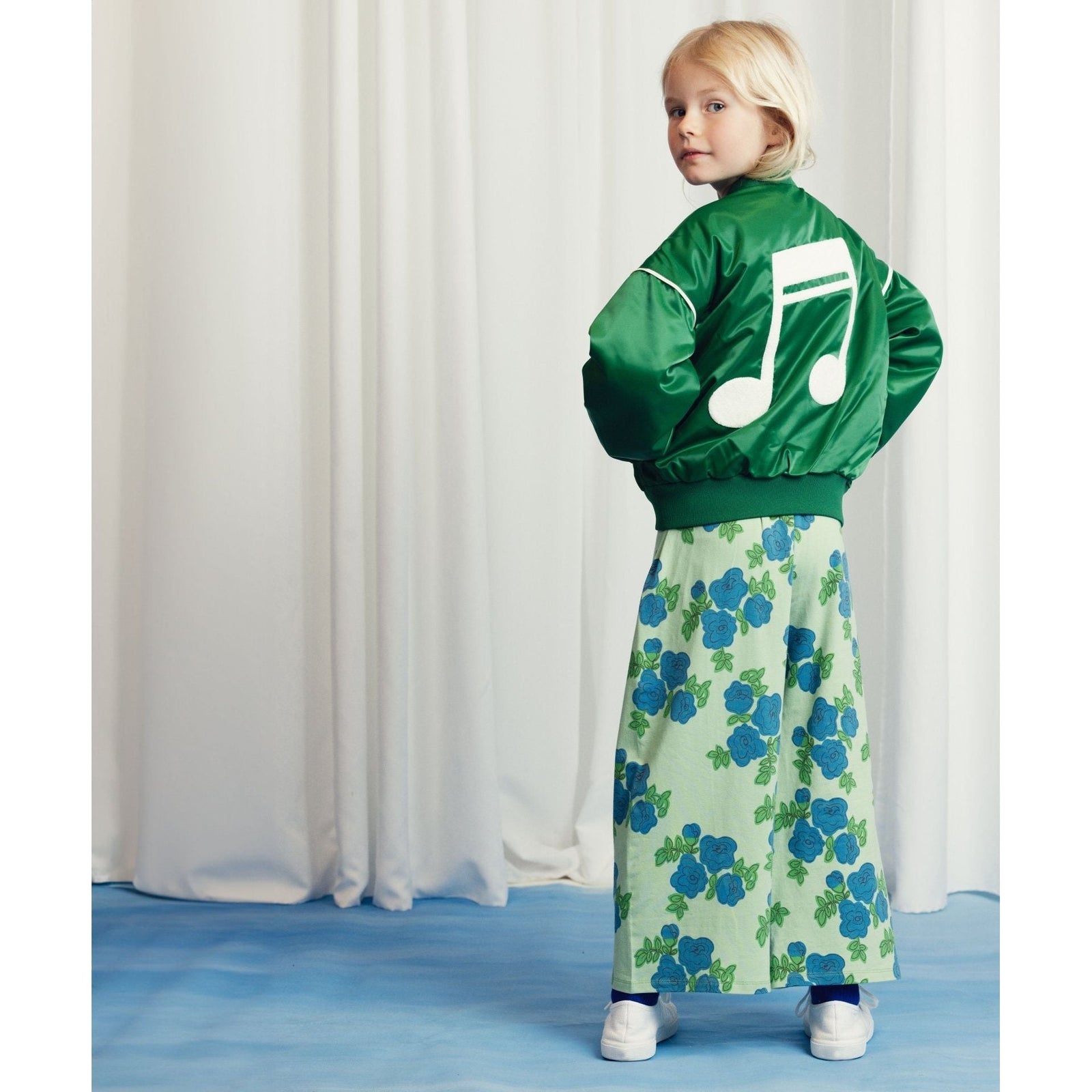 Blue Roses Aop Trousers