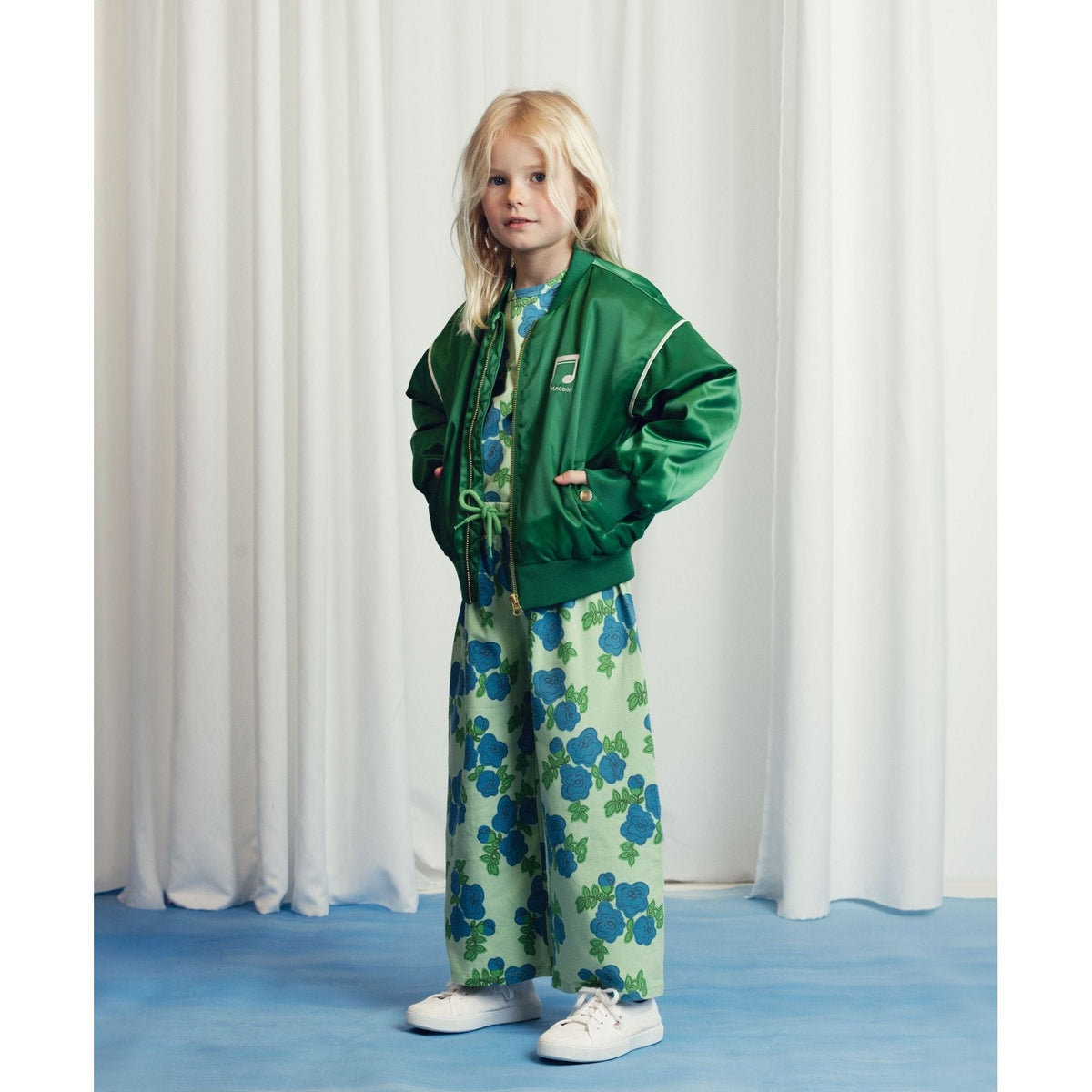 Blue Roses Aop Trousers