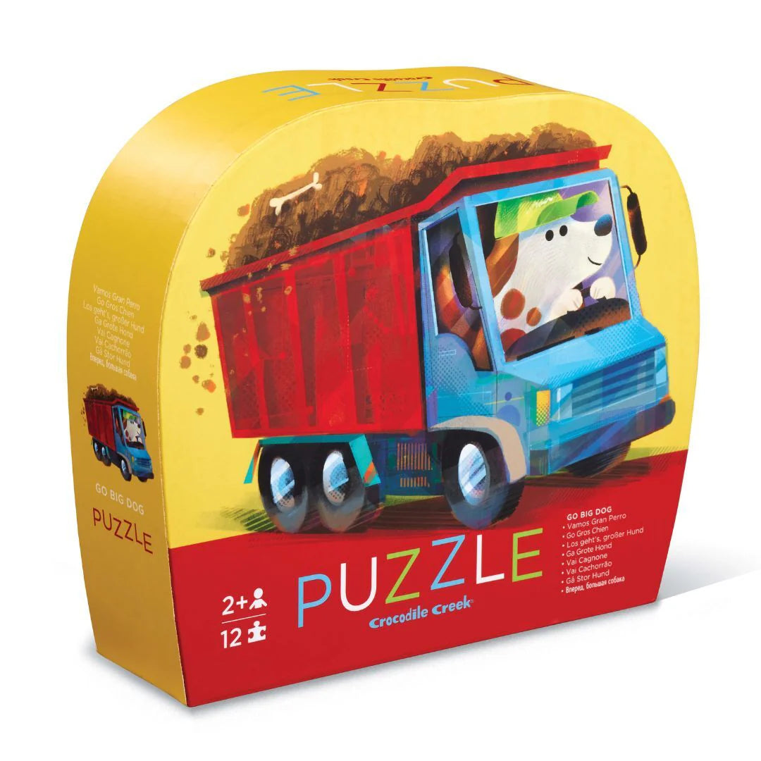 Mini Puzzle 12 pc - Go Big Dog