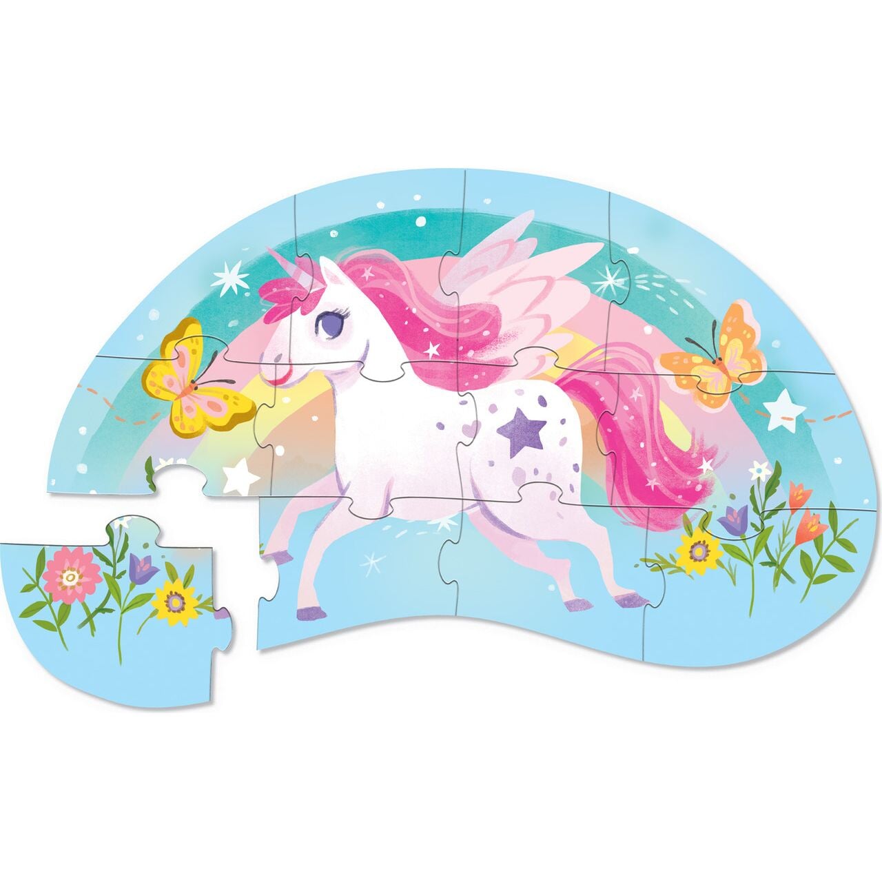 Mini Puzzle 12 pc - Sweet Unicorn