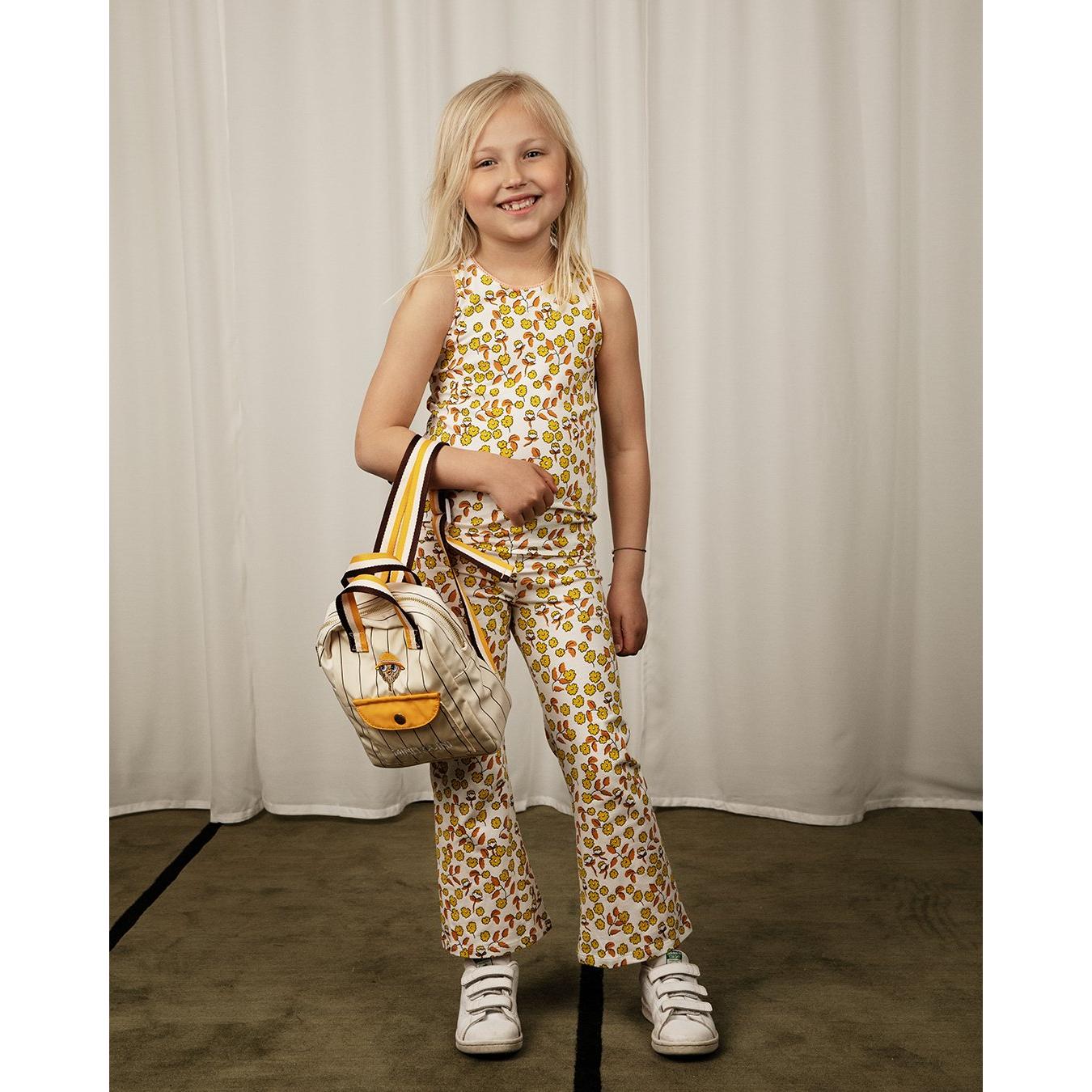 Flowers Aop Flared Trousers