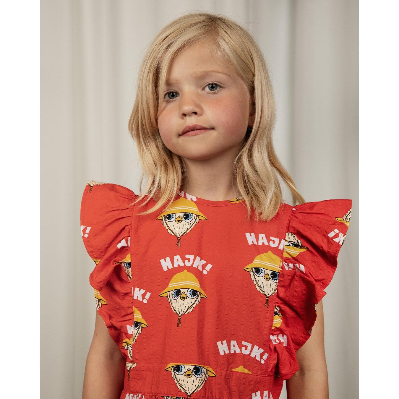 Hike Aop Woven Ruffle Dress