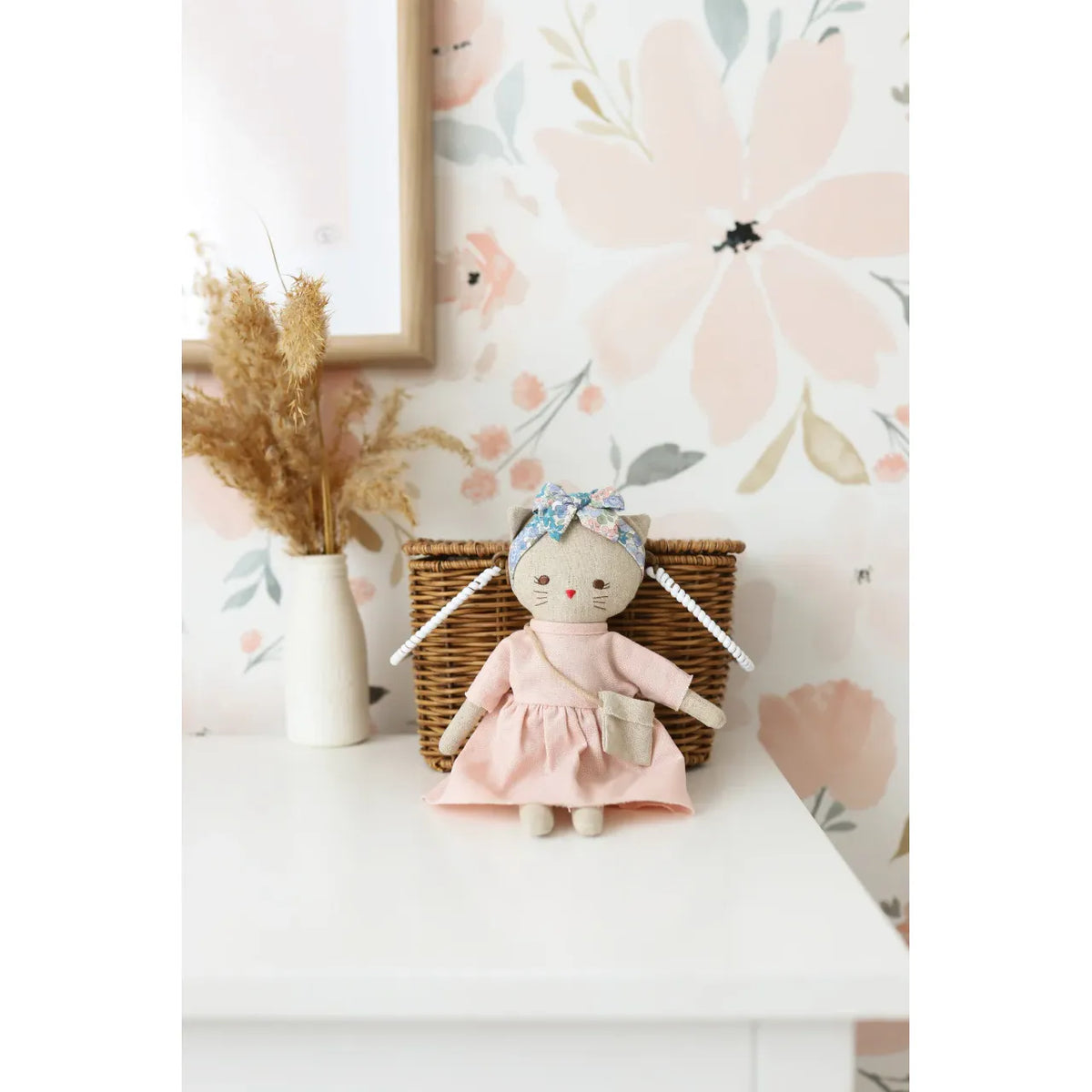 Mini Lilly Kitty Pink Linen