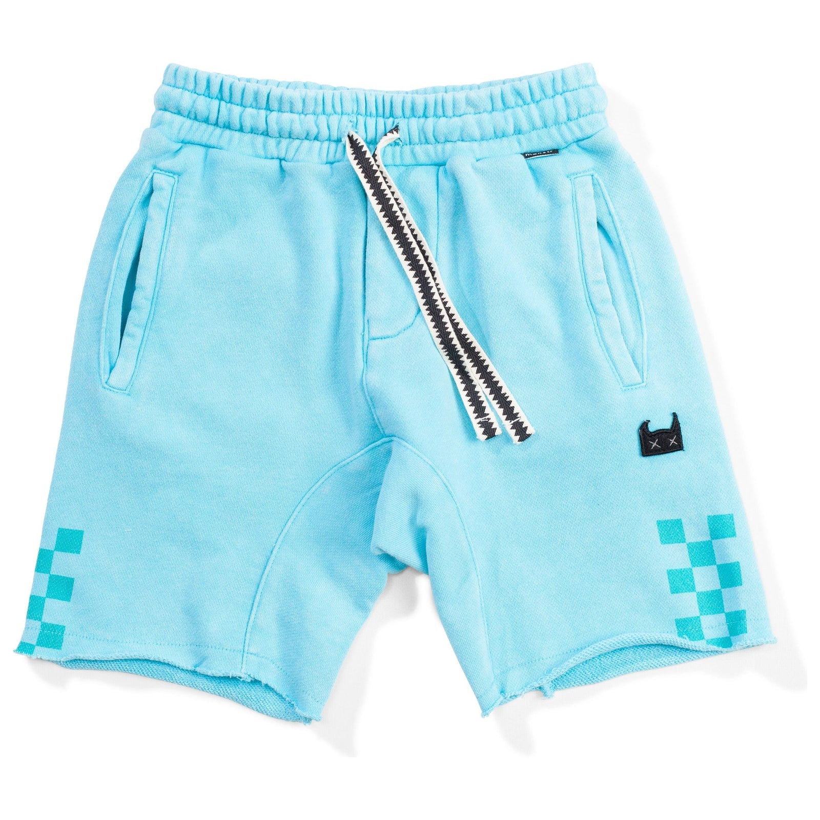 Racer Track Short - Mineral Aqua