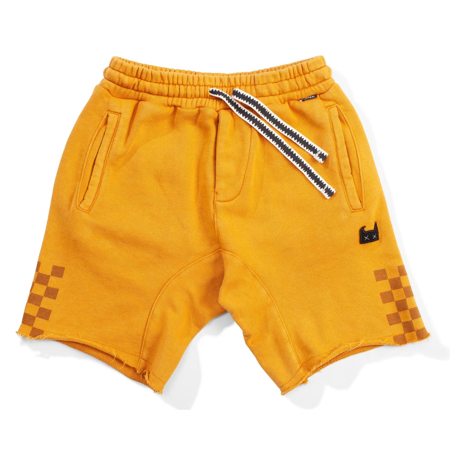 Racer Track Short - Mineral Mustard