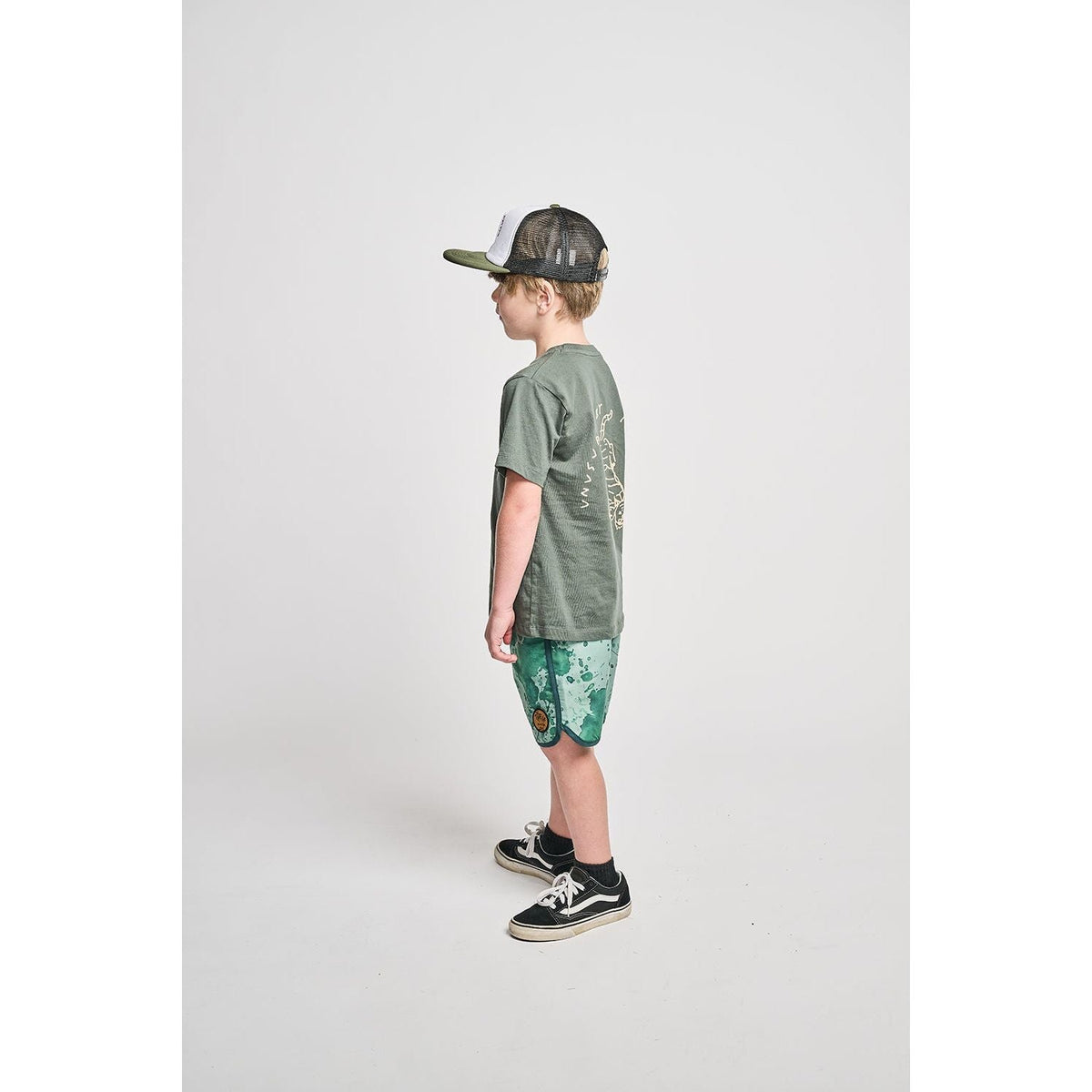 Warble Board Short- Ocean Green