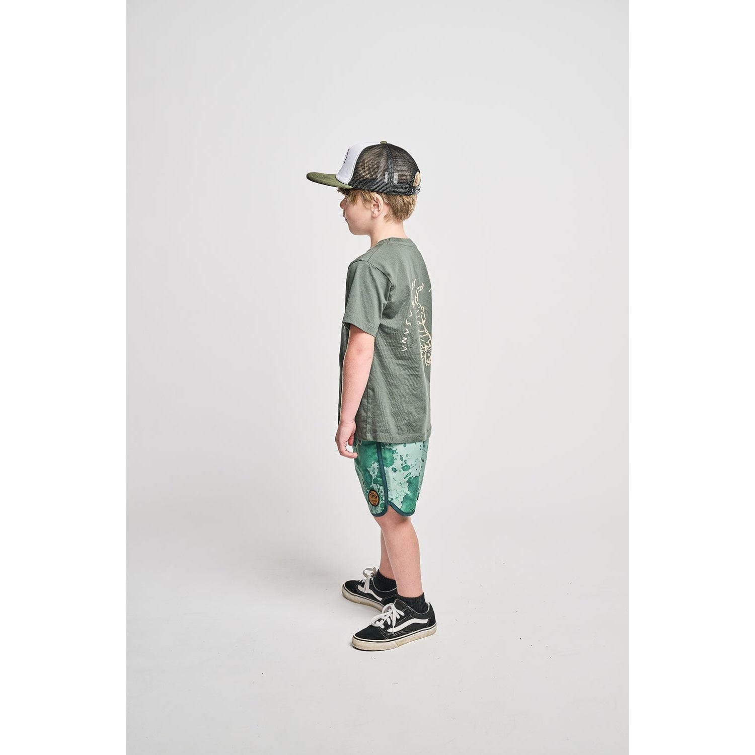 Warble Board Short- Ocean Green