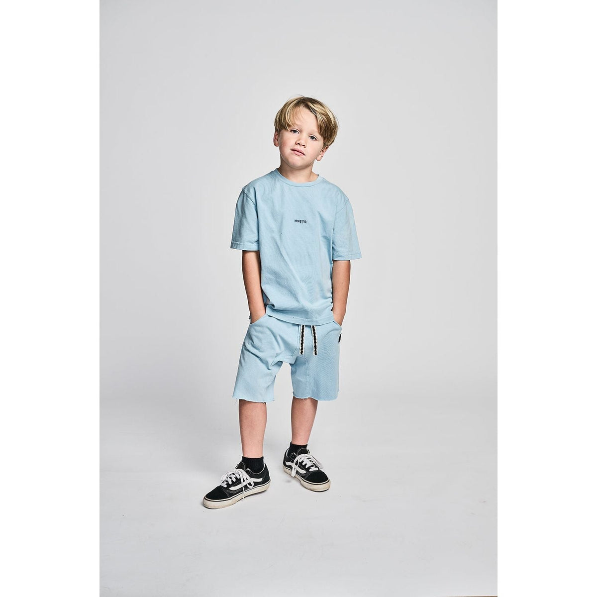 Box Logo Tee - Sky Blue