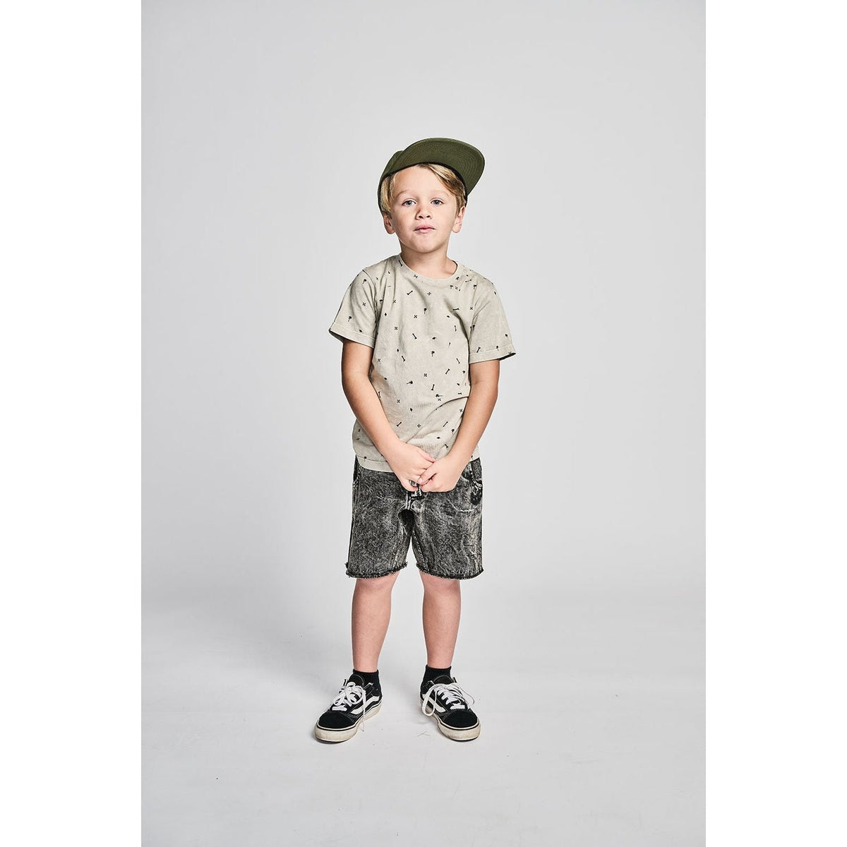 Confetti Tee - Mineral Grey