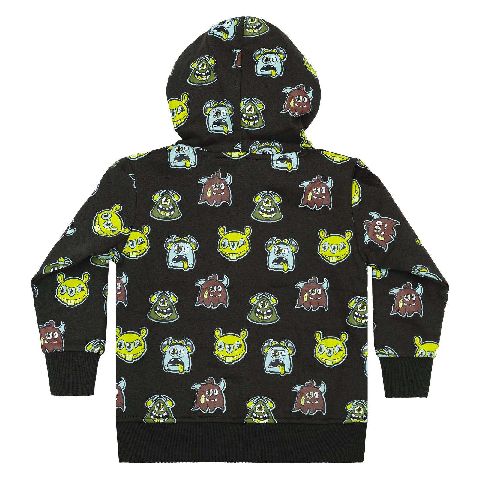 Monster Repeat Zip Hood