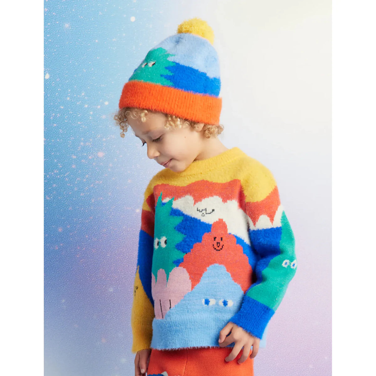 Mount Wiggly Knit Beanie