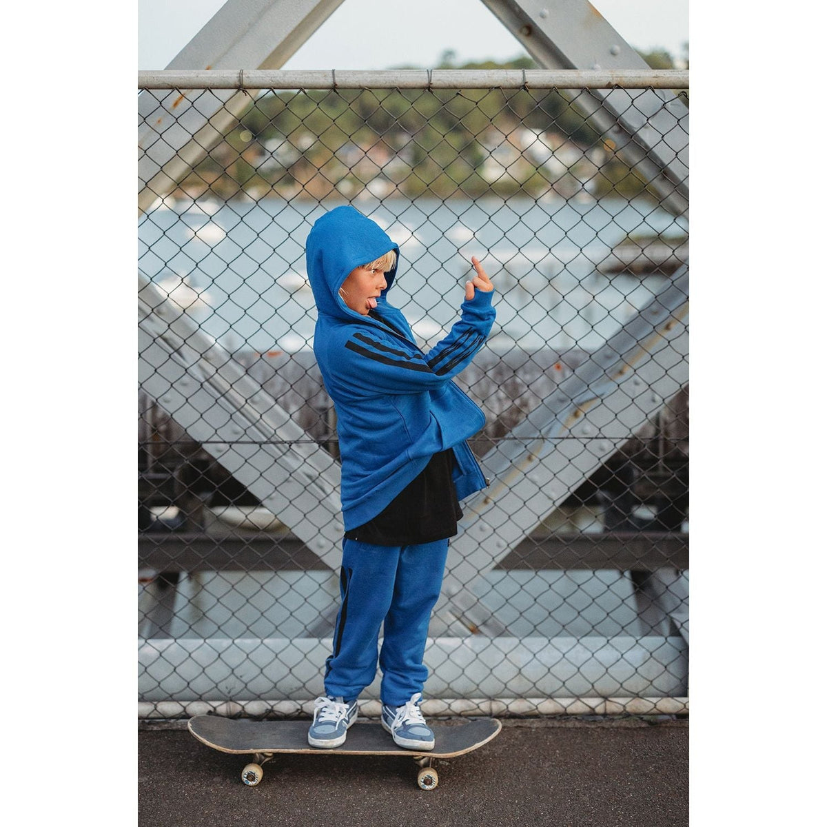 2 Flames Pant - Royal Blue